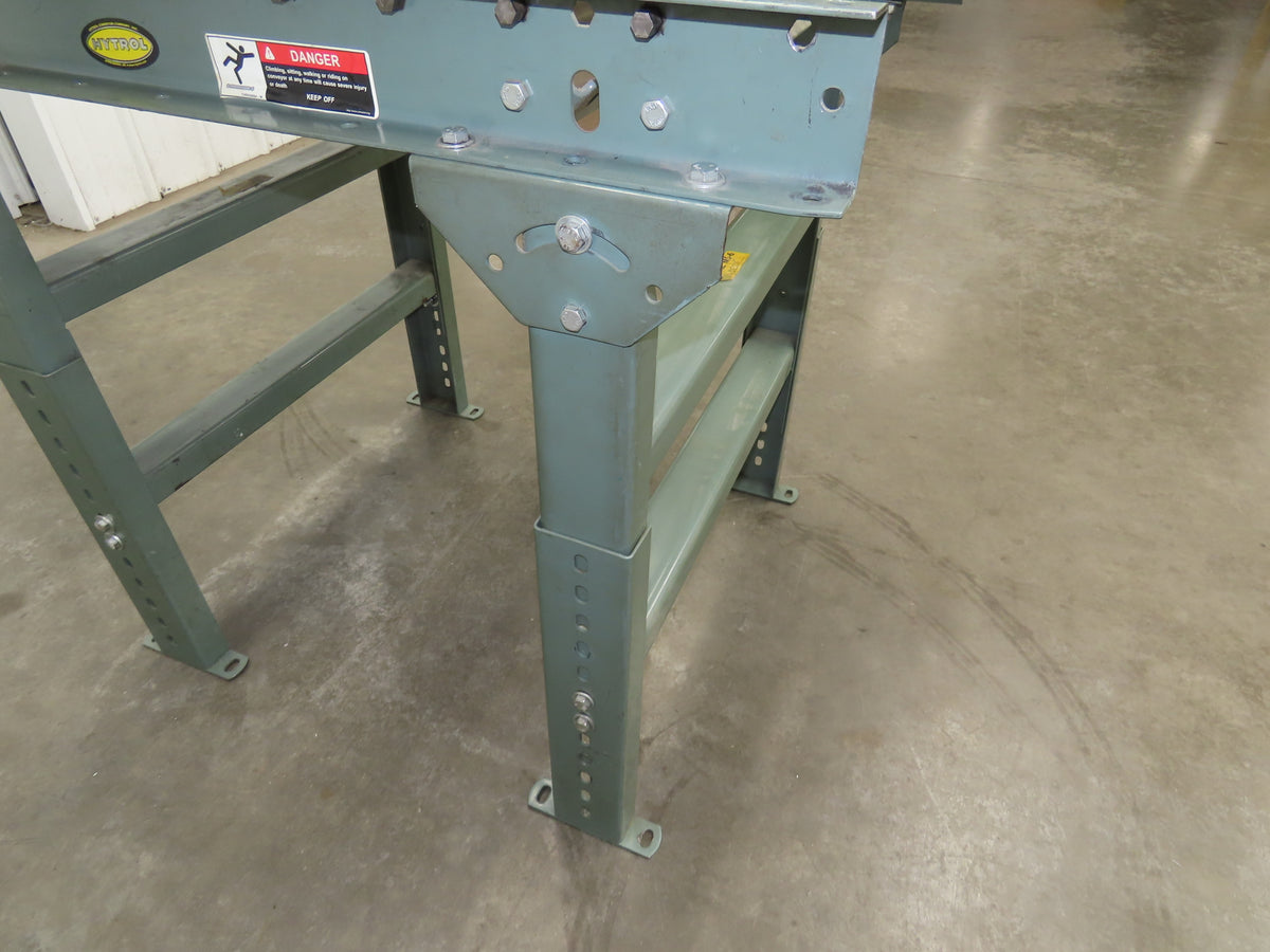 Hytrol 26"x 36"L Gravity Roller Conveyor 23"BF 1.9"Roller 27.5"-40" Adj Height