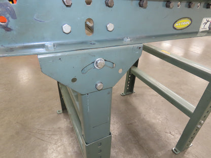 Hytrol 26"x 36"L Gravity Roller Conveyor 23"BF 1.9"Roller 27.5"-40" Adj Height