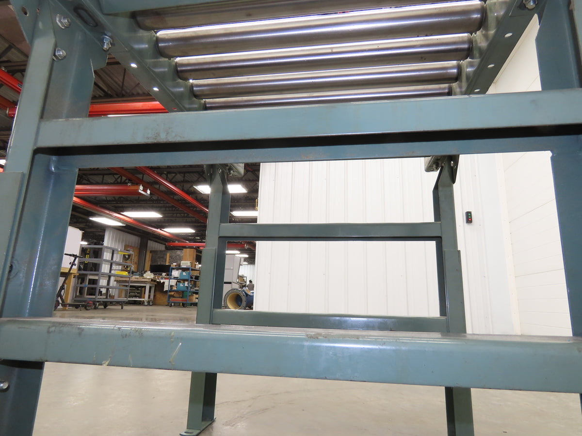 Hytrol 26"x 36"L Gravity Roller Conveyor 23"BF 1.9"Roller 27.5"-40" Adj Height