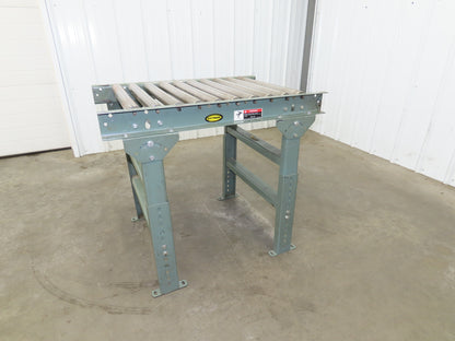 Hytrol 26"x 36"L Gravity Roller Conveyor 23"BF 1.9"Roller 27.5"-40" Adj Height