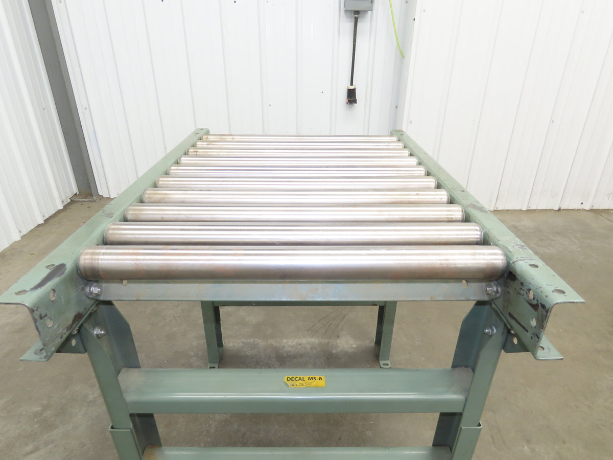 Hytrol 26"x 36"L Gravity Roller Conveyor 23"BF 1.9"Roller 27.5"-40" Adj Height