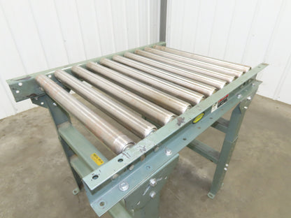 Hytrol 26"x 36"L Gravity Roller Conveyor 23"BF 1.9"Roller 27.5"-40" Adj Height