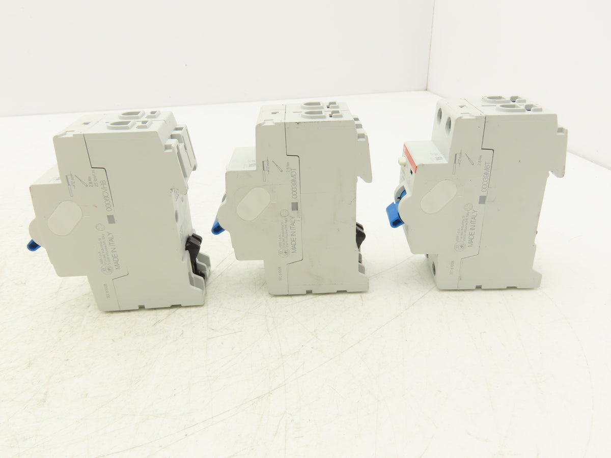 ABB 2CSF202199R1250 F202 A 25A 30mA 2-Pole Type A RCCB RCD 230V DIN Lot of 3