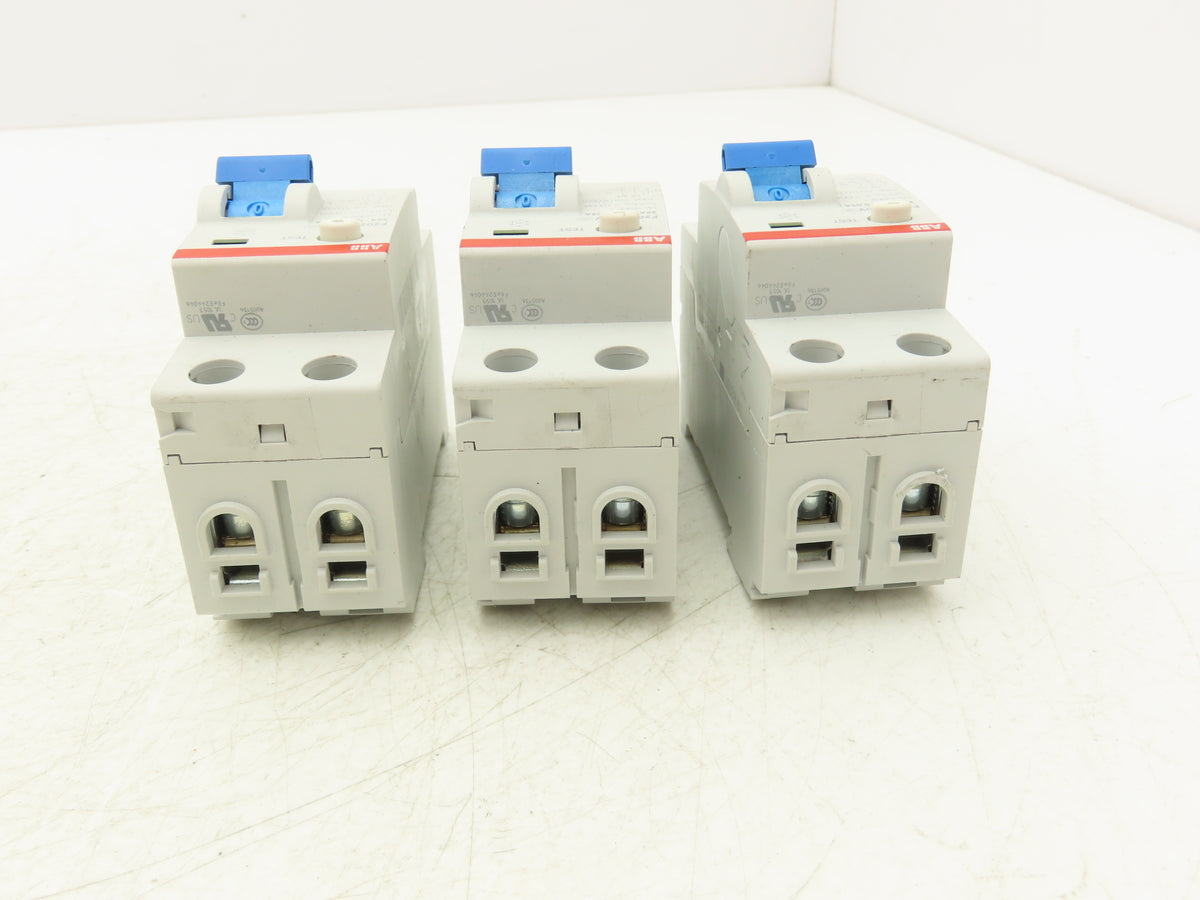 ABB 2CSF202199R1250 F202 A 25A 30mA 2-Pole Type A RCCB RCD 230V DIN Lot of 3