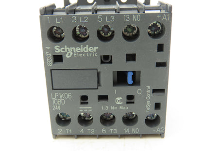 Schneider LP1K0610BD 3-Pole Mini Contactor 1NO 6A 24VDC 3HP 600VAC  Lot of 7