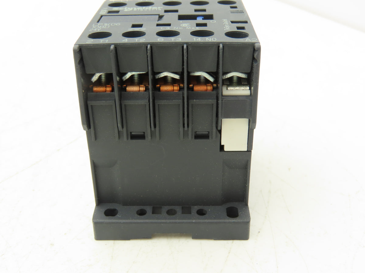 Schneider LP1K0610BD 3-Pole Mini Contactor 1NO 6A 24VDC 3HP 600VAC  Lot of 7