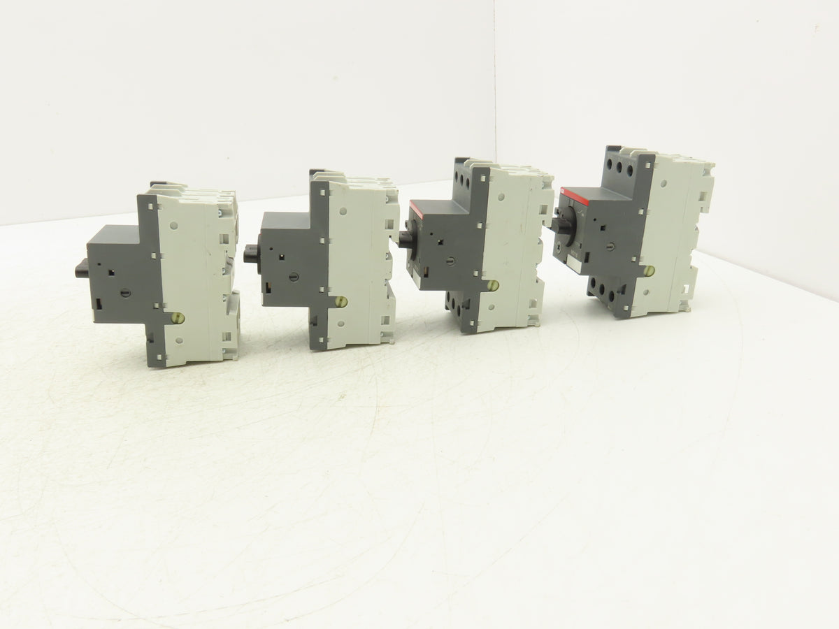 ABB MS116-25 Manual Motor Starter Circuit Breaker 20-25A Trip Class 10 Lot of 4