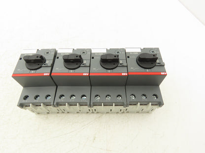 ABB MS116-25 Manual Motor Starter Circuit Breaker 20-25A Trip Class 10 Lot of 4