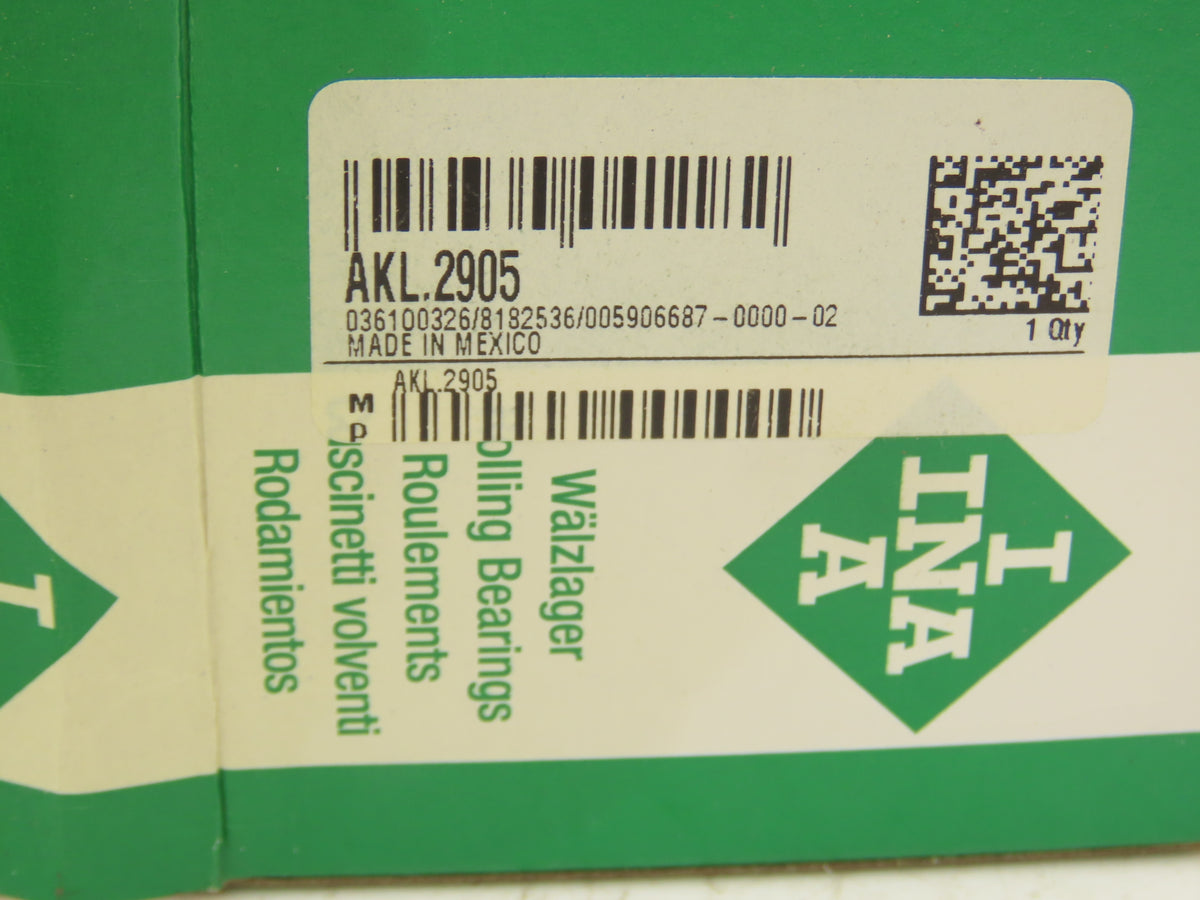 INA AKL.2905 Thrust Ball Bearing 25mm Bore 14mm W 45mm OD  Lot of 5