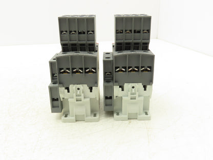 ABB AF26Z-30-00-21 AF26Z 3-Pole Contactor w/ CAL4-11 CA4-10 CA4-01 Aux Lot of 2
