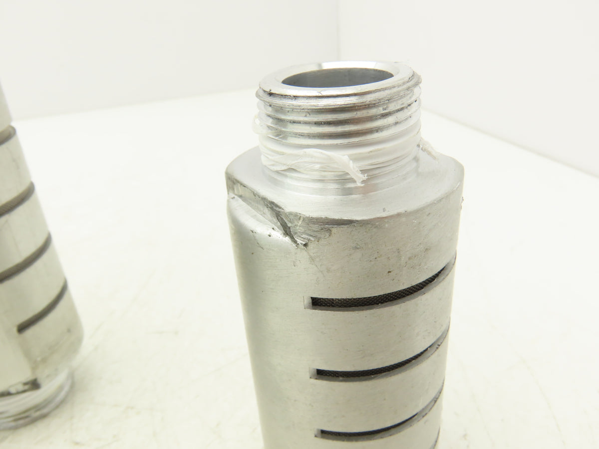 ASQF-8M Pneumatic Muffler Silencer 1" NPT Aluminum  Lot of 4