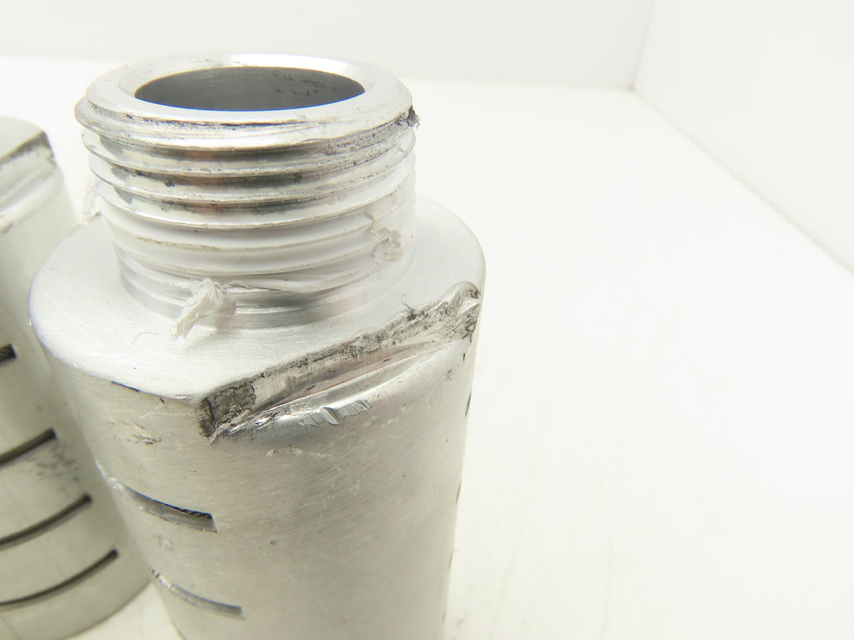 ASQF-8M Pneumatic Muffler Silencer 1" NPT Aluminum  Lot of 4