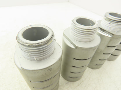 ASQF-8M Pneumatic Muffler Silencer 1" NPT Aluminum  Lot of 4