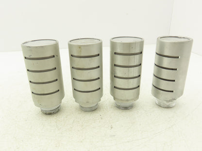 ASQF-8M Pneumatic Muffler Silencer 1" NPT Aluminum  Lot of 4