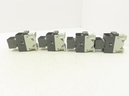 ABB AF26Z-30-00-21 Contactor 26A 3-Pole w/CA4 Side Aux Contacts Lot of 4