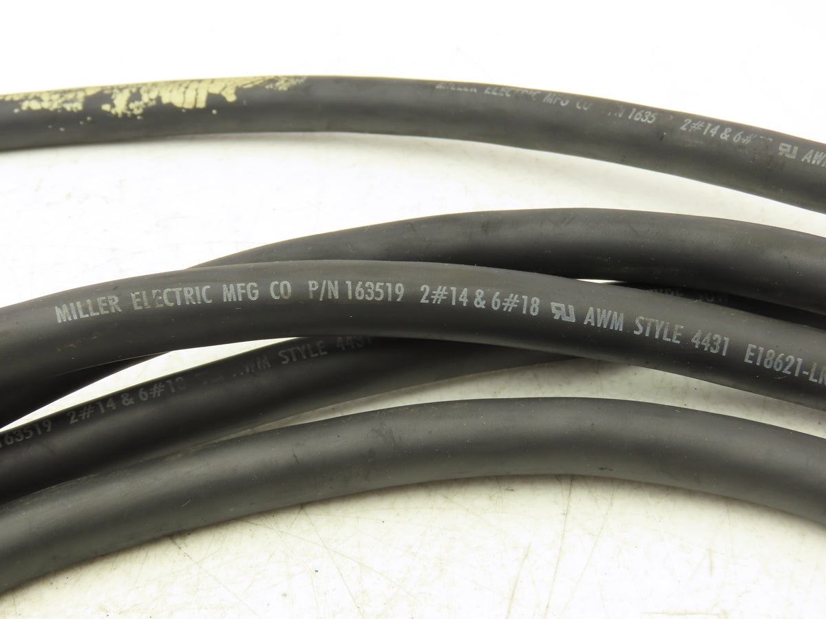 Miller Electric E18621-LN Wire Feeder Cord Welding 15' Removed From S-74DX