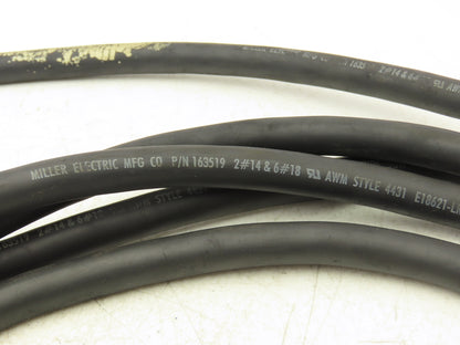 Miller Electric E18621-LN Wire Feeder Cord Welding 15' Removed From S-74DX