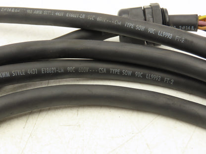 Miller Electric E18621-LN Wire Feeder Cord Welding 15' Removed From S-74DX