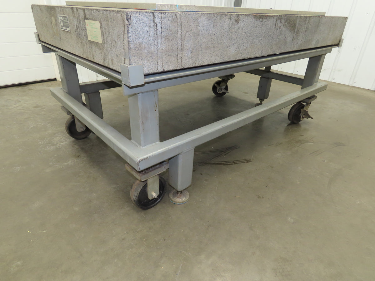 Tru Stone Optical Table Breadboard Granite Surface Inspection Grade B 60" x 36"