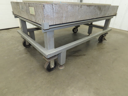 Tru Stone Optical Table Breadboard Granite Surface Inspection Grade B 60" x 36"