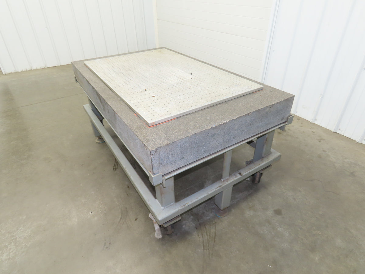 Tru Stone Optical Table Breadboard Granite Surface Inspection Grade B 60" x 36"