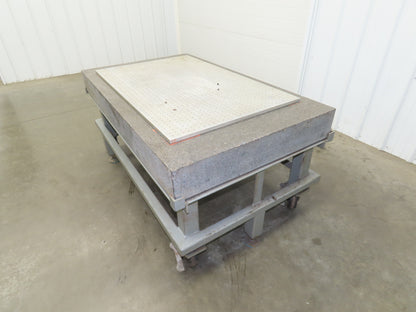 Tru Stone Optical Table Breadboard Granite Surface Inspection Grade B 60" x 36"