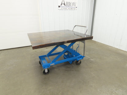 Southworth Dandy 800kg 1760lbs Manual Hydraulic Mobile Scissor Lift Cart 46x41"