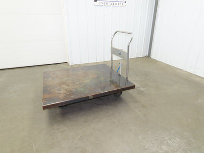 Southworth Dandy 800kg 1760lbs Manual Hydraulic Mobile Scissor Lift Cart 46x41"