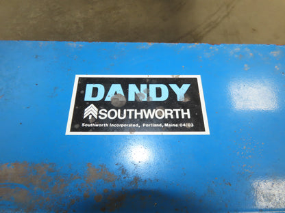Southworth Dandy 800kg 1760lbs Manual Hydraulic Mobile Scissor Lift Cart 46x41"