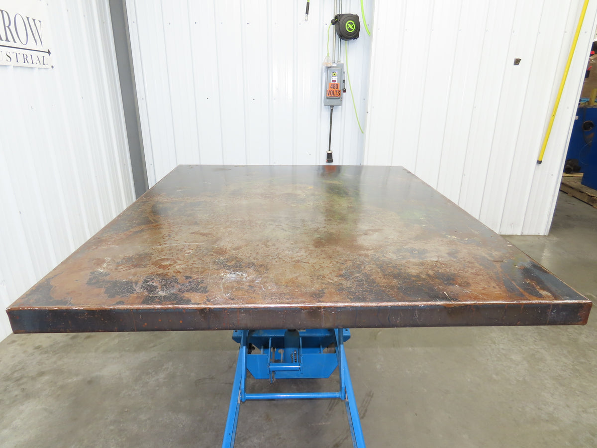 Southworth Dandy 800kg 1760lbs Manual Hydraulic Mobile Scissor Lift Cart 46x41"