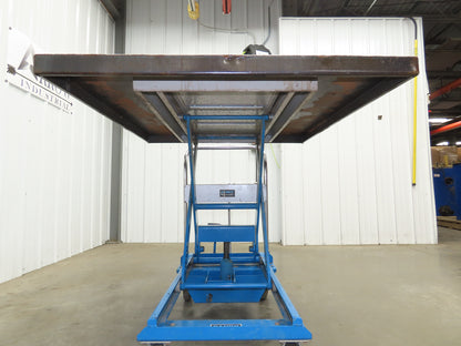 Southworth Dandy 800kg 1760lbs Manual Hydraulic Mobile Scissor Lift Cart 46x41"