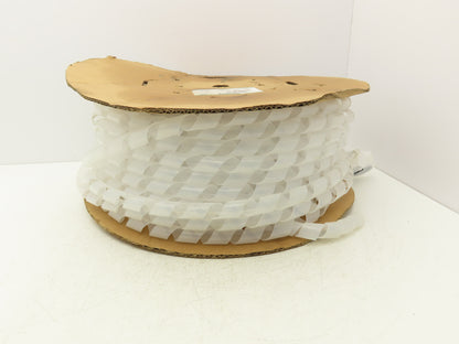 Panduit T100F-C Spiral Wrap Cable Sleeve Tubing 1"x 100' Polyethylene Natural