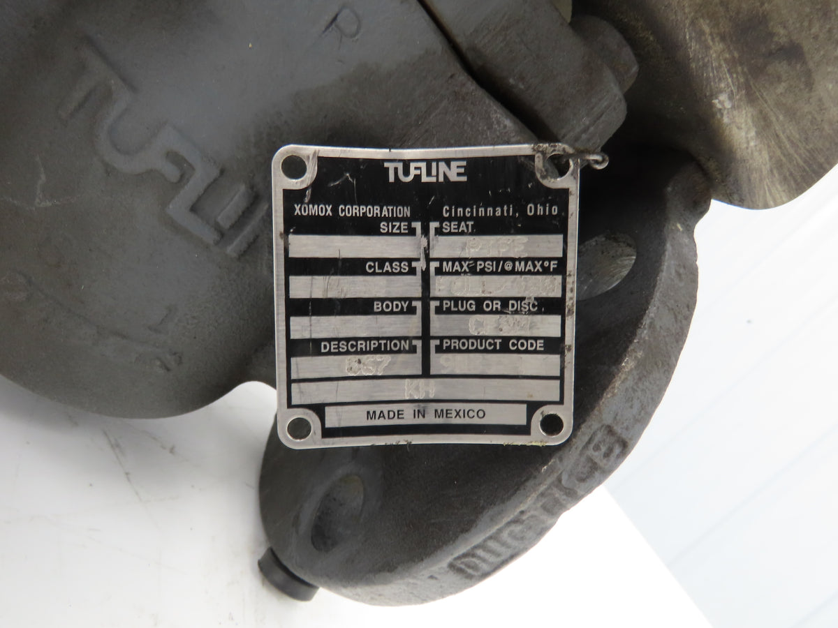 Tufline 067 2" Flanged Plug Valve with DA125 Pneumatic Actuator & K10 Positioner