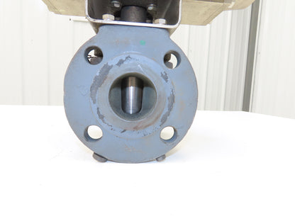 Tufline 067 2" Flanged Plug Valve with DA125 Pneumatic Actuator & K10 Positioner