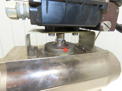 Tufline 067 2" Flanged Plug Valve with DA125 Pneumatic Actuator & K10 Positioner