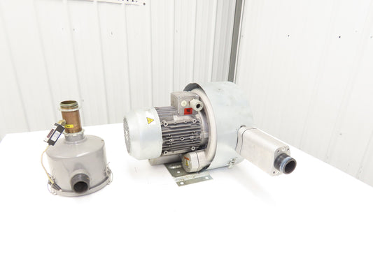 Busch SB 0140 D 2H0 UG XX Side Channel Vacuum Blower 2.5kw 230/480V 3PH Oil-Less