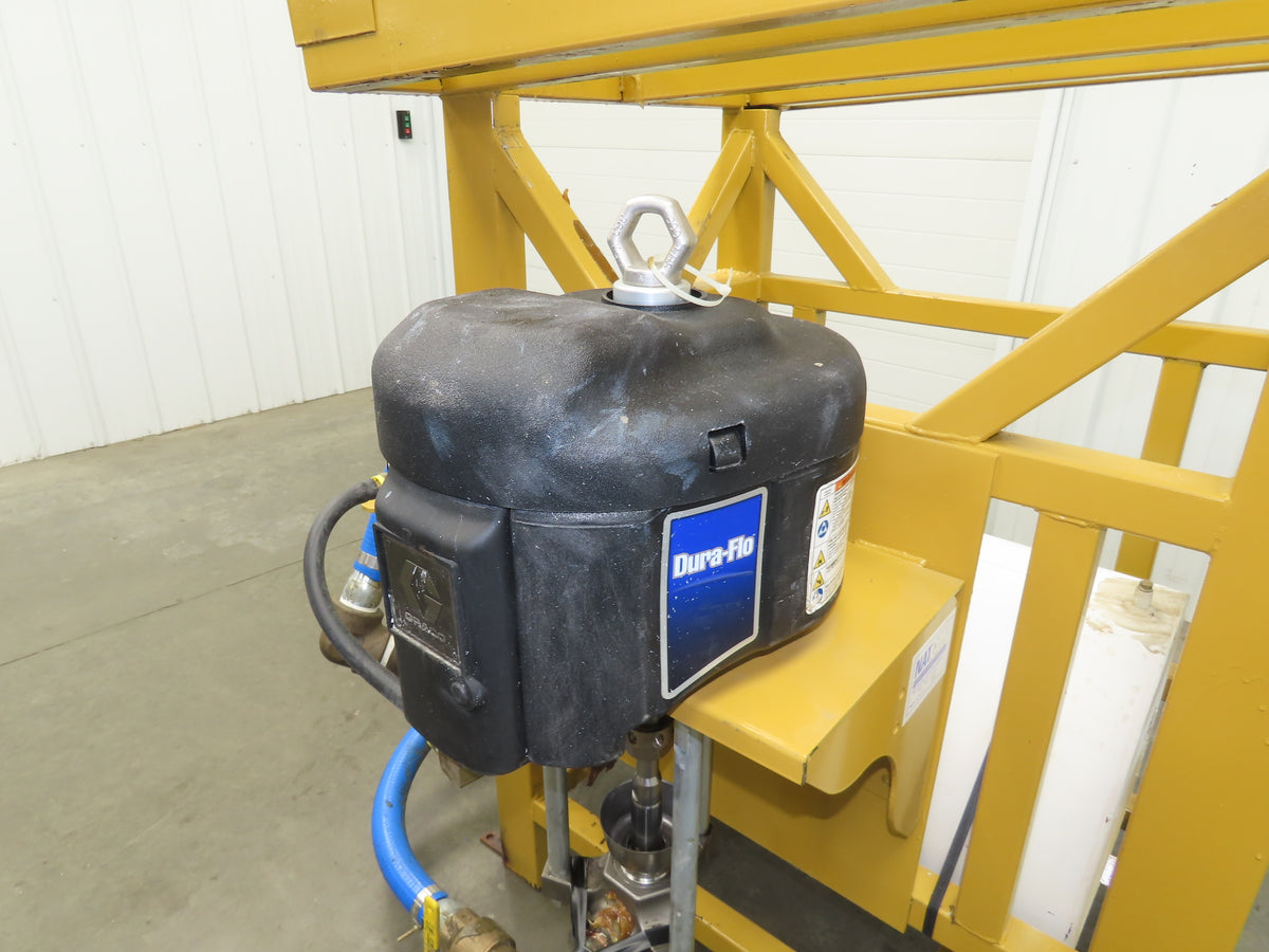 IBC Tote MH/RV Roofing Glue Delivery Graco Dura-Flo 30D 2-Ball 30:1 Piston Pump