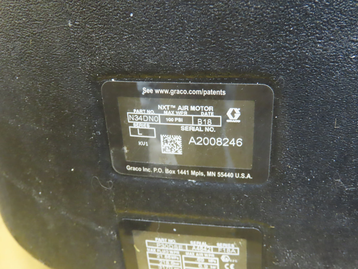 IBC Tote MH/RV Roofing Glue Delivery Graco Dura-Flo 30D 2-Ball 30:1 Piston Pump