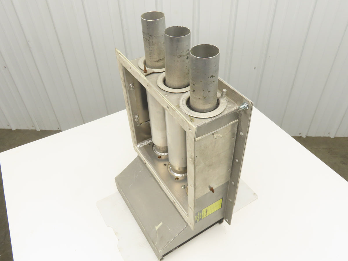 VTB Distribution Vacuum Take-Off Box Bulk Material Conveying 2.5"Tube 3-Port