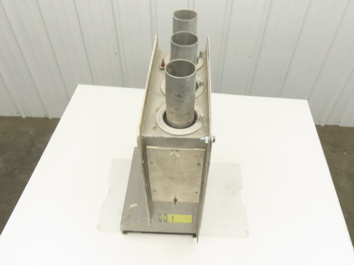 VTB Distribution Vacuum Take-Off Box Bulk Material Conveying 2.5"Tube 3-Port
