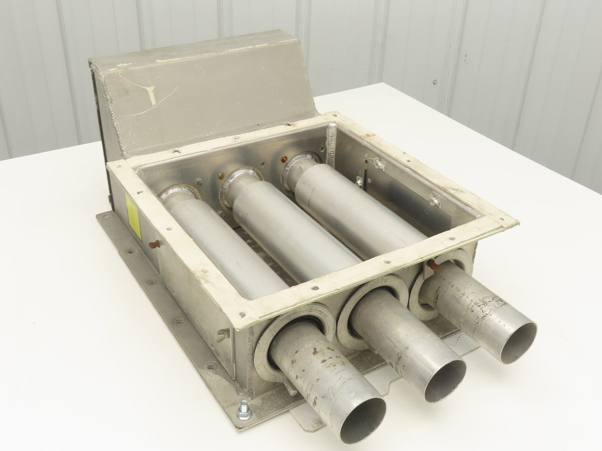 VTB Distribution Vacuum Take-Off Box Bulk Material Conveying 2.5"Tube 3-Port