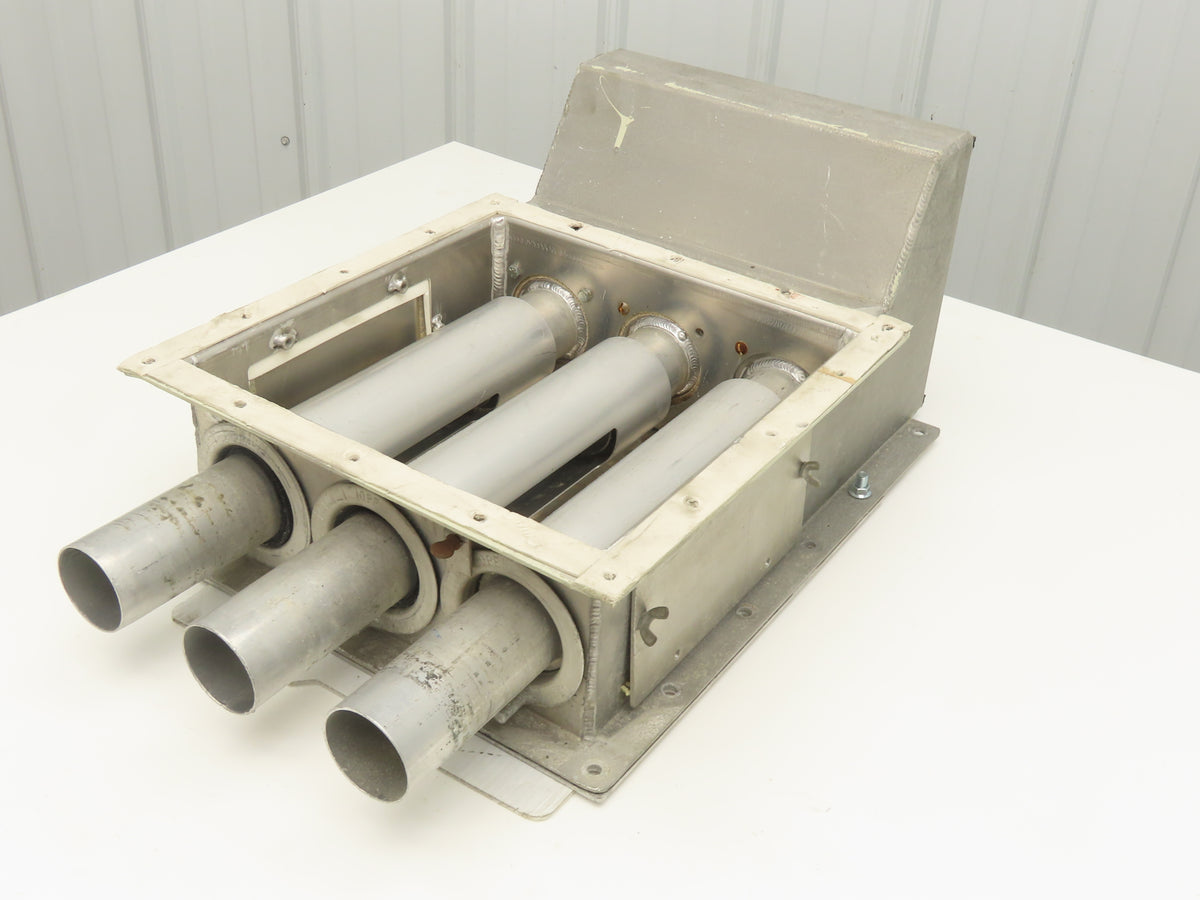 VTB Distribution Vacuum Take-Off Box Bulk Material Conveying 2.5"Tube 3-Port