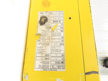 Sick BWS-S LVU 706-2221 Safety Light Curtain Control Unit 690mm 120V