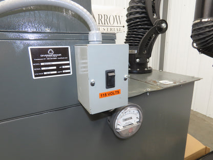 DiversifiedAir MAXFLO Welding Fume Extractor Mobile 1000CFM 115V 1.5Hp 10' Arm