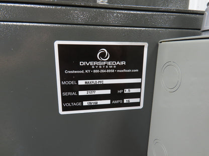 DiversifiedAir MAXFLO Welding Fume Extractor Mobile 1000CFM 115V 1.5Hp 10' Arm