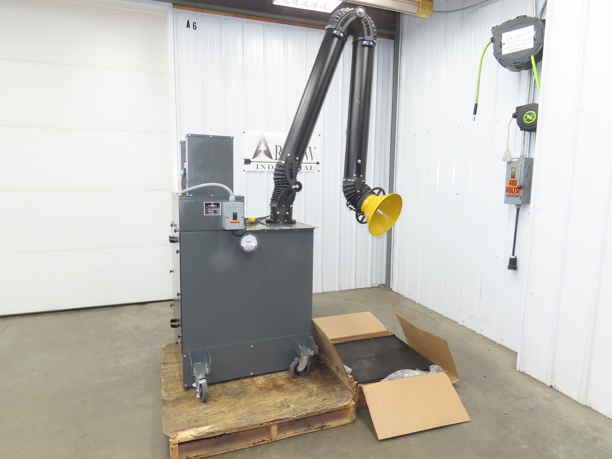 DiversifiedAir MAXFLO Welding Fume Extractor Mobile 1000CFM 115V 1.5Hp 10' Arm