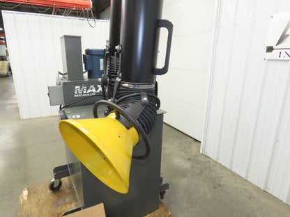 DiversifiedAir MAXFLO Welding Fume Extractor Mobile 1000CFM 115V 1.5Hp 10' Arm