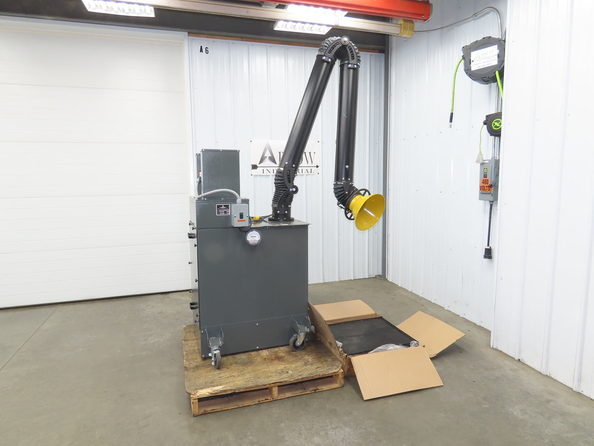 DiversifiedAir MAXFLO Welding Fume Extractor Mobile 1000CFM 115V 1.5Hp 10' Arm