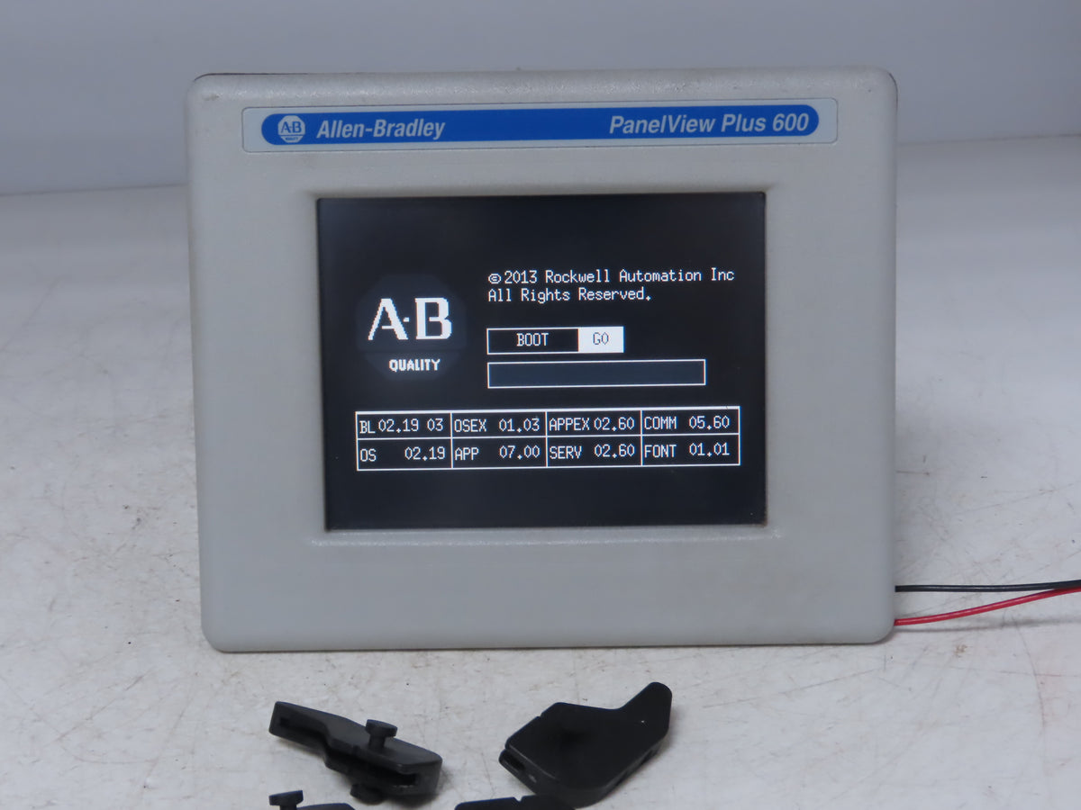 Allen Bradley 2711P-T6M5D8 PanelView Plus 600 Touch Screen Ser A 24VDC 5.7"