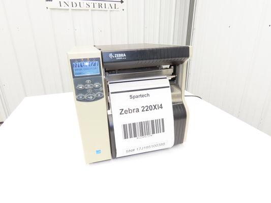 Zebra 220-801-00000 203 DPI Industrial Thermal Barcode Label Printer 8.5"Wide